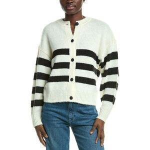 Darling Womens    Clement Wool-Blend Cardigan, White
